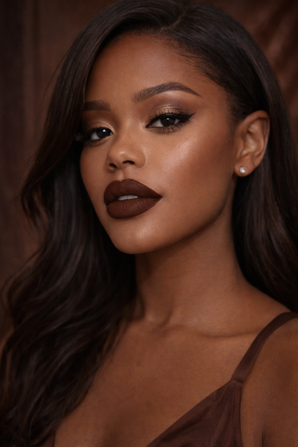 HERSHE Dark Chocolate Liquid Lipstick