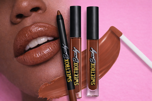 COCOA VALENTINES TRIO lip liner, liquid lipstick, & lipgloss