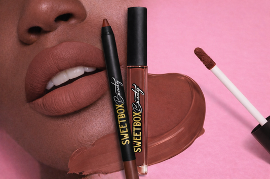 COCOA VALENTINES DUO lip liner & liquid lipstick